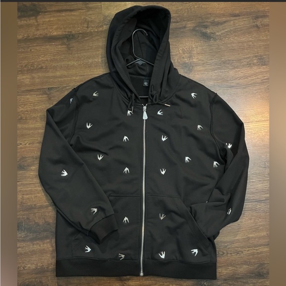Alexander McQueen Other - Unisex Alexander McQueen Logo Zip Studded Hoodie